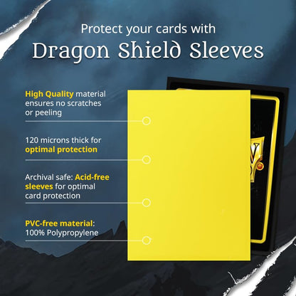UNIT Dragon Shield Matte Non Glare Sleeves Standard Size Blue 100 Gaming Accessory by Arcane Tinmen 7