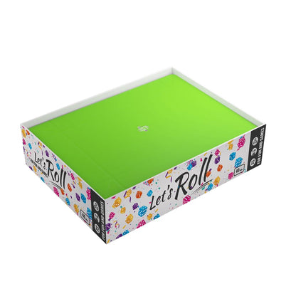 Magnetic Dice Tray Rectangular Black Green Gaming Accessory by Gamegenic 3