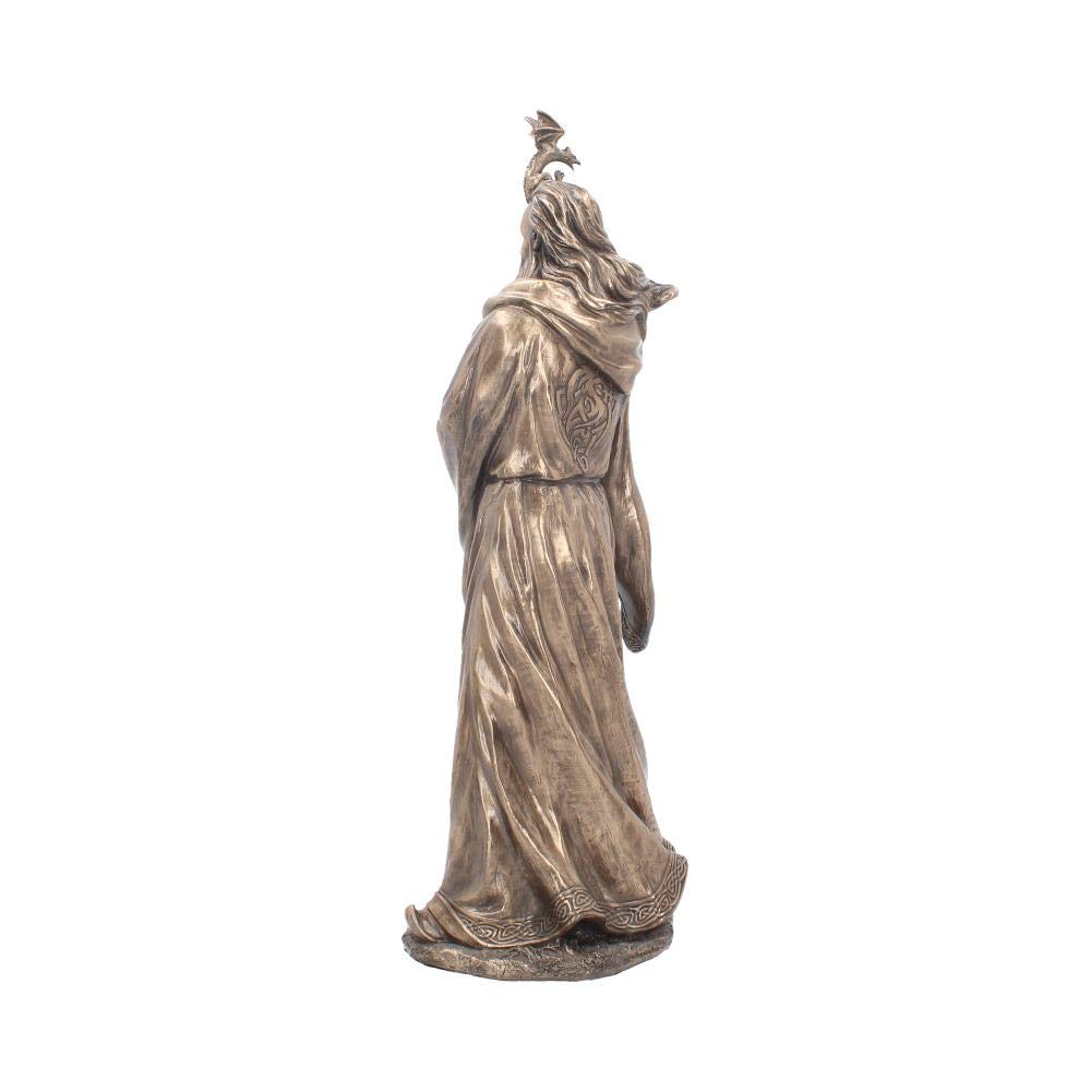 Bronzed Merlin Large Figurine 47cm Bronze