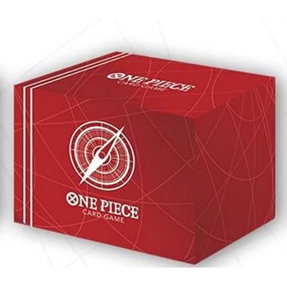 BANDAI | One Piece Card Game: Clear Card Case - Standard Red | Accessory | Ages 6+ | 2 Players | 20-30 Minutes Playing Time 1