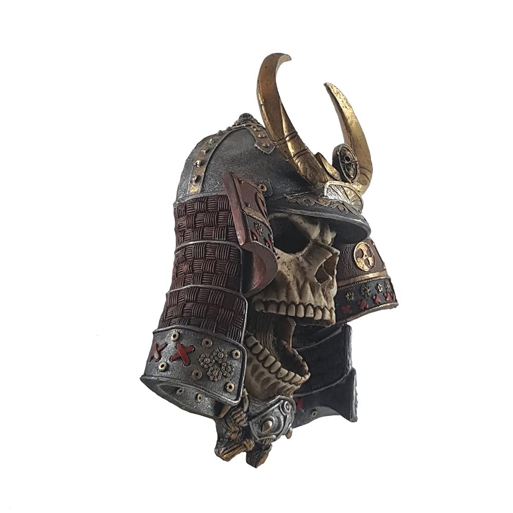 Kabuto Armoured Samurai Warrior Skull 26.6cm 3