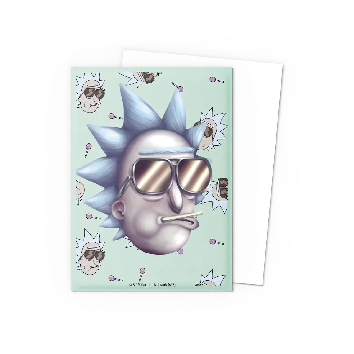 Dragon Shield Sleeves - Limited Edition Brushed Art: Cool Rick - 100 CT Art Card Sleeves - Smooth & Tough - Compatible with Magic The Gathering, Pokémon, and Yugioh TCG & LCG - Top Loader 2