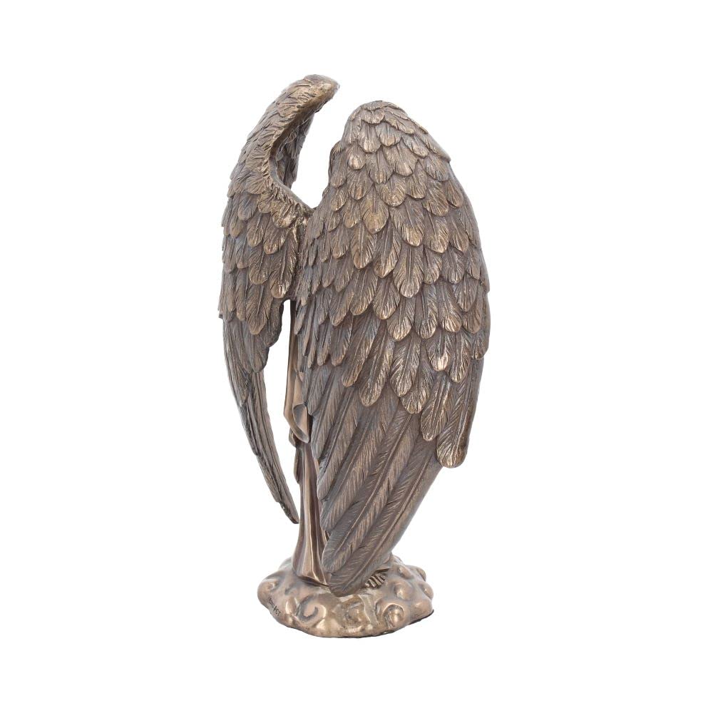Bronzed Flower of Life Metatron Archangel Figure 26cm 6