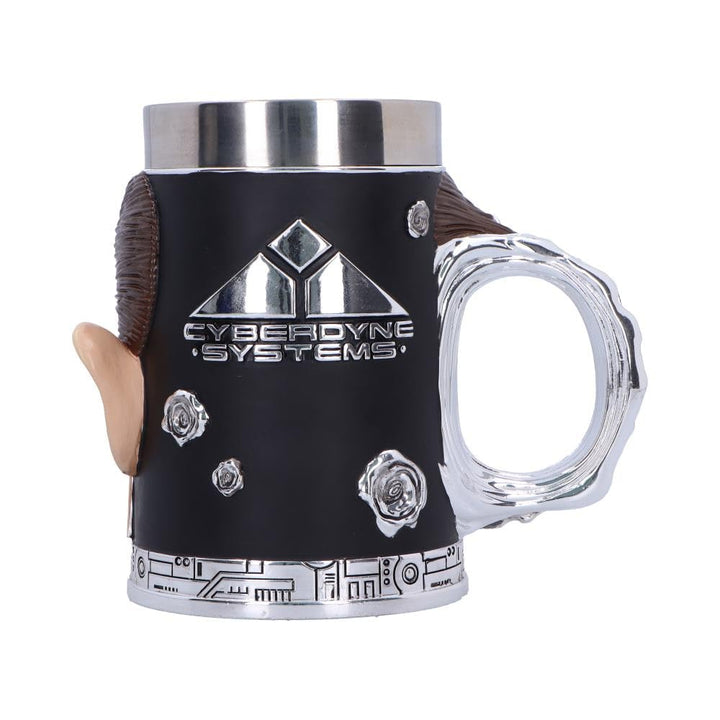 Terminator T1000 Head with Bullet Hole Collectible Tankard T-1000 18.5cm