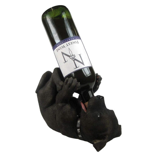 Staffordshire Bull Terrier Dog Guzzler Wine Bottle Holder Guzzlers 25cm 2