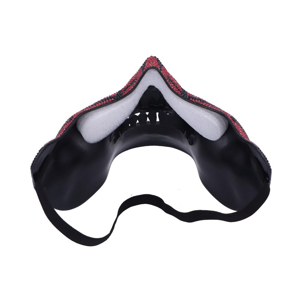 Jewelled Masquerade Red 17.5cm Mask for Cosplay 4