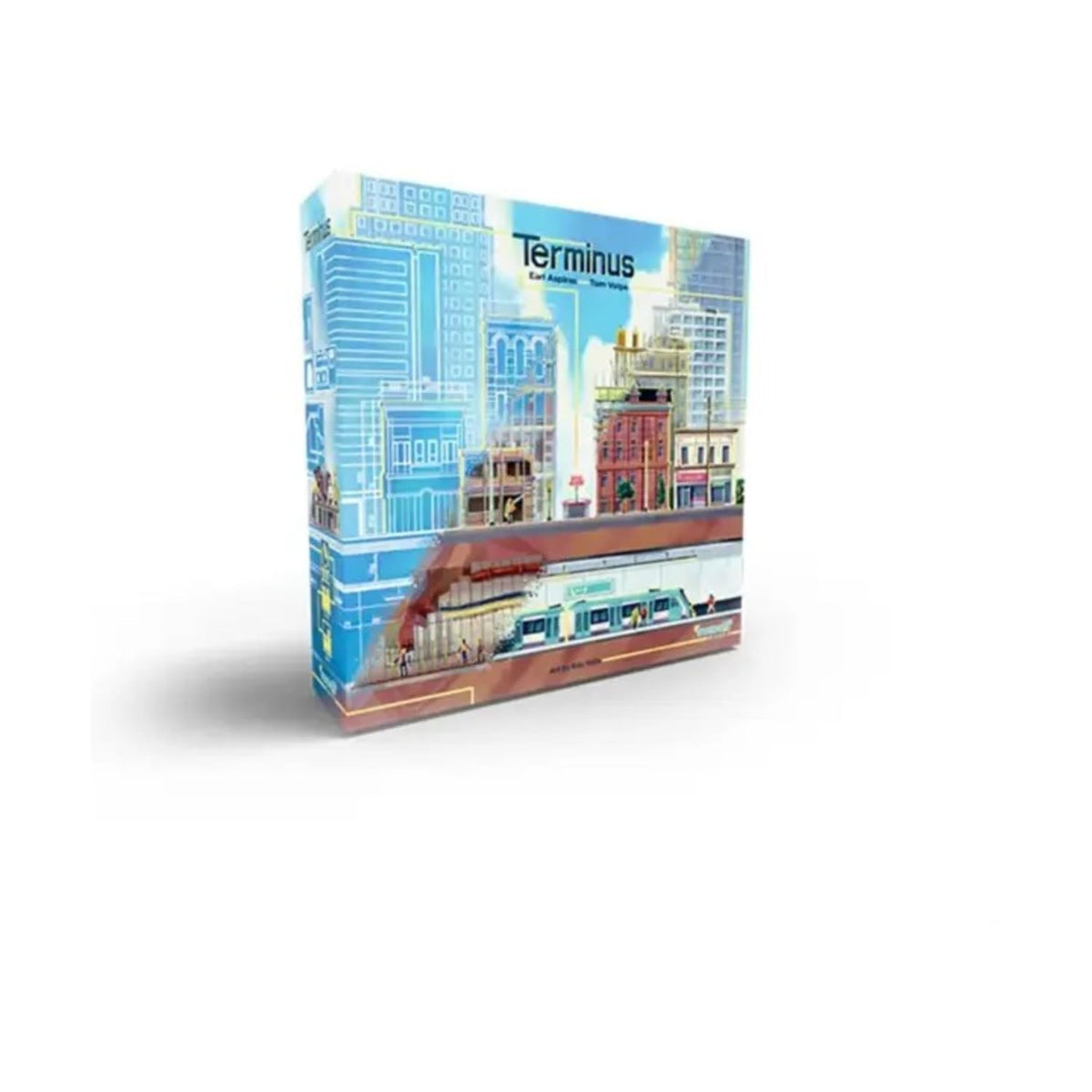 Inside Up Games: Terminus - City Subway Line Building Board Game, Resource Management, Marketplace Economy, Rondel Action Loop, Ages 14, 1-5 Players 2