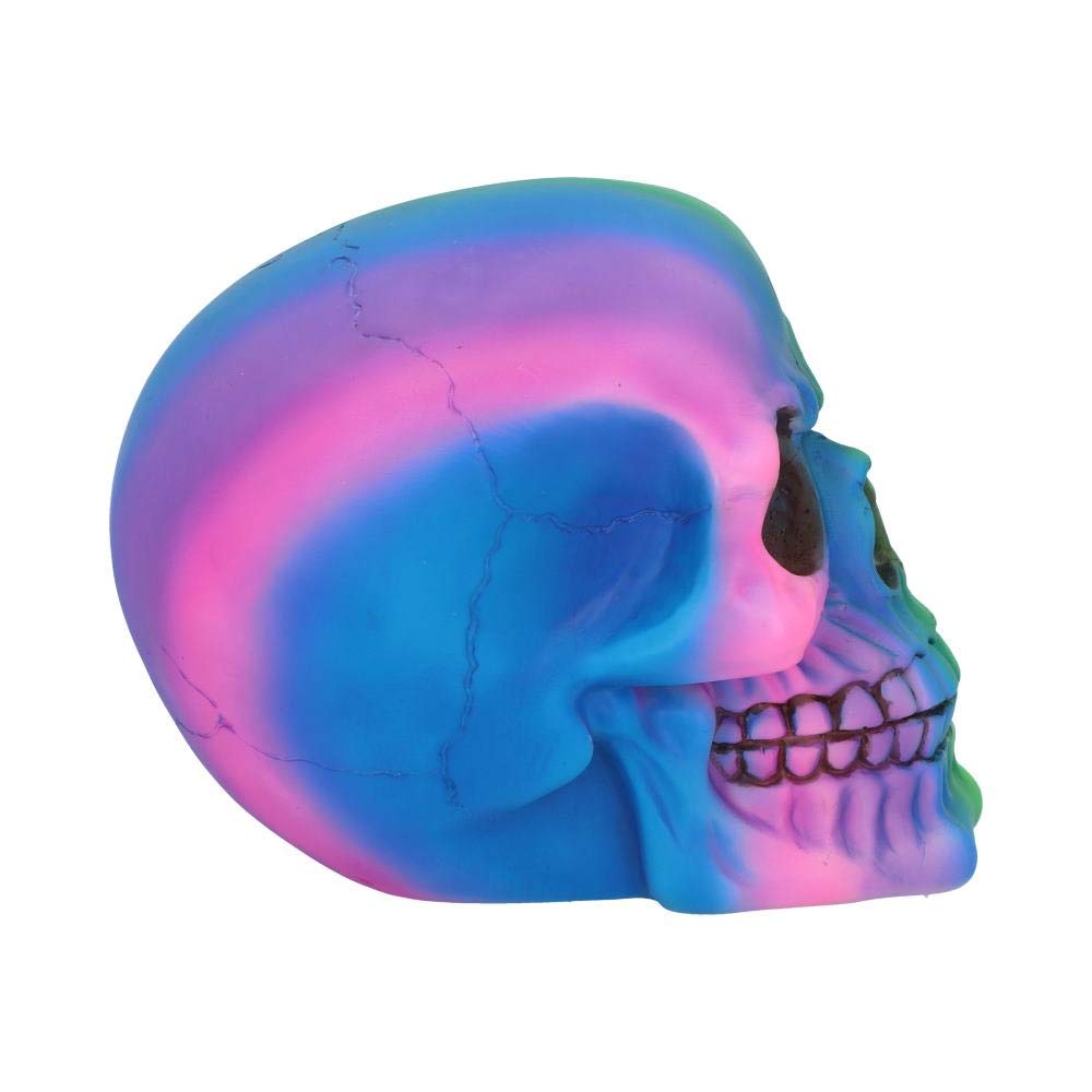 Rainbow Skull 15.5cm 5