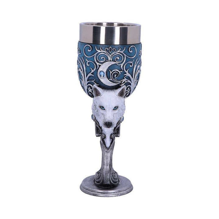 Wild at Heart Twin Wolf Set of Two Goblets 18.5cm