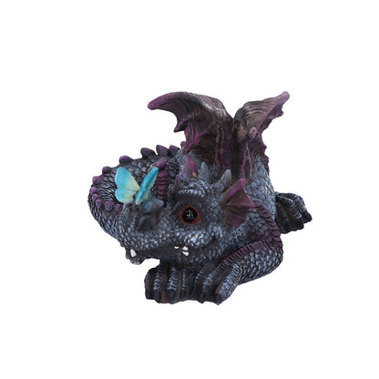 Butterfly Rest Dragon Figurine 19cm 4