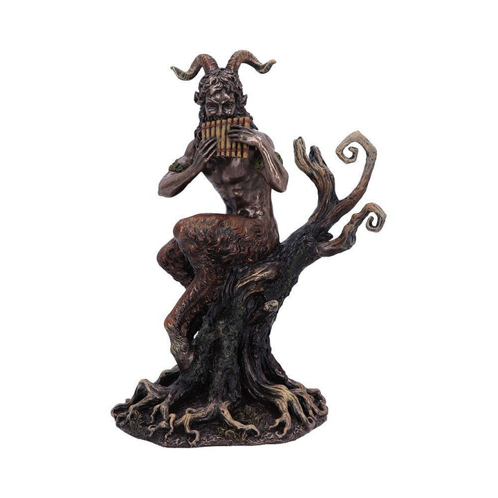 Bronze Mythological Pans Melody Figurine 24cm