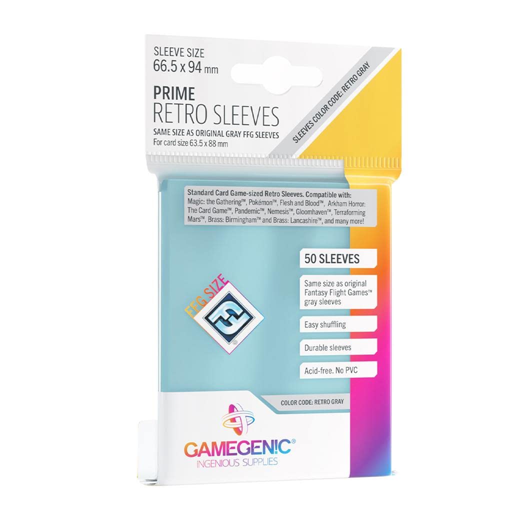 Gamegenic - Prime Retro Sleeves - Multilanguage (Includes Spanish) 1