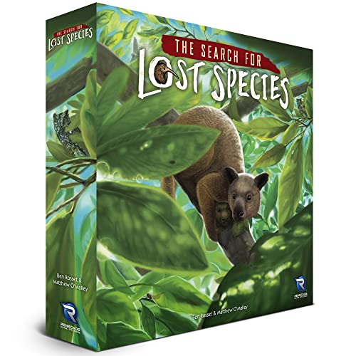 Renegade Games Studio The Search for Lost Species - Board Game, Renegade Games Original, Deduction Strategy Logic Animal Game, Ages 13+, 1-4 Players, 60-75 min