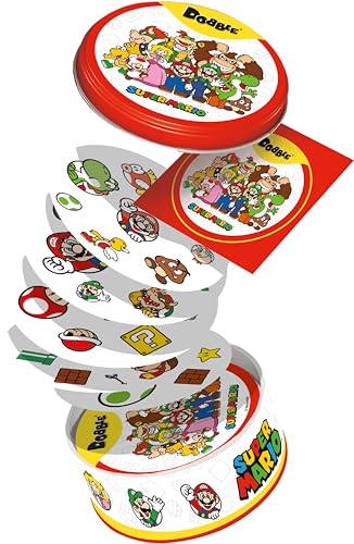 Dobble Super Mario Family Card Game Ages 6+ Spot It 1