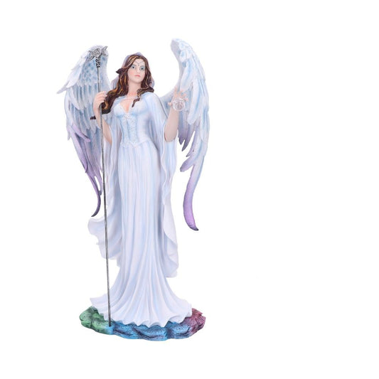 Light of the Moon Celestial Angel Figurine with Moon Staff 58cm 1