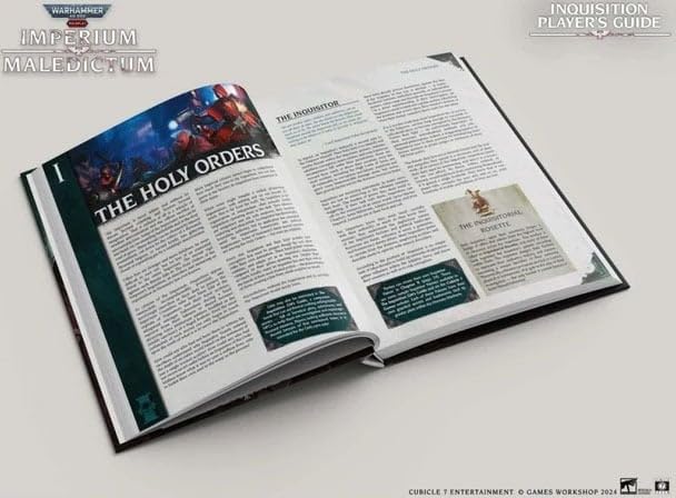 Imperium Maledictum Inquisition Players Guide Warhammer 40000 Roleplay Roleplaying Game by Cubicle Seven 2