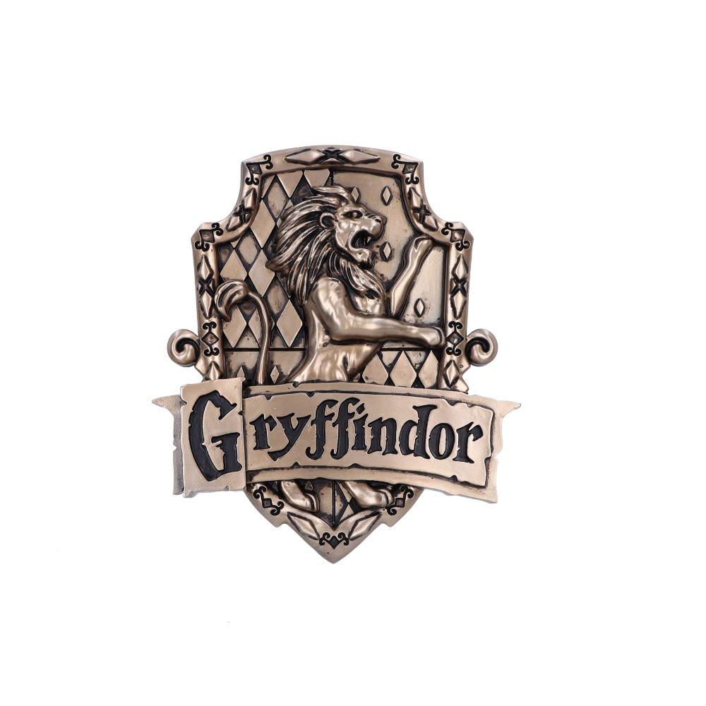 Harry Potter Gryffindor Crest Wall Plaque Bronze 20cm Officially Licensed 2