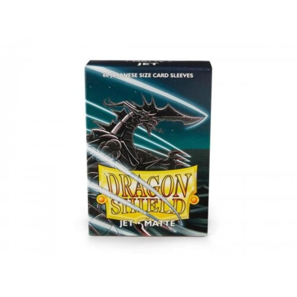 Dragon Shield Matte Japanese Size Jet 60 Ct in Box Card Sleeve 1