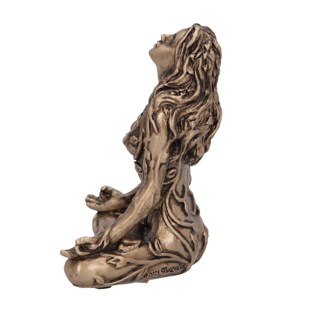 Gaia Mini Bronze Figurine 6.5cm Resin Statue 3