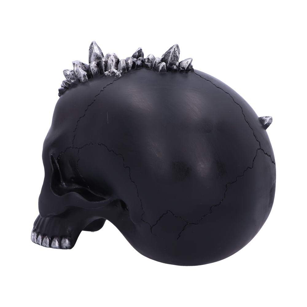 Crystal Cave Small Dragon Hiding within a Skull 16.5cm