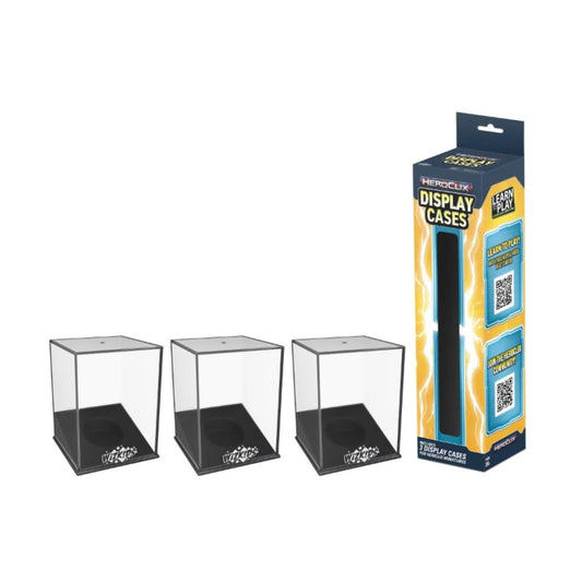 WizKids HeroClix: Single Figure Display (3-Pack) | Protective Cases 1