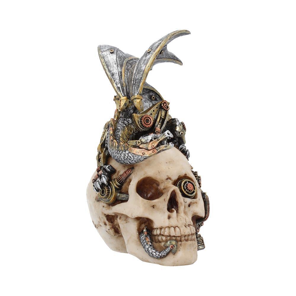 Steel Wing Steampunk Dragon Skull 21cm 6