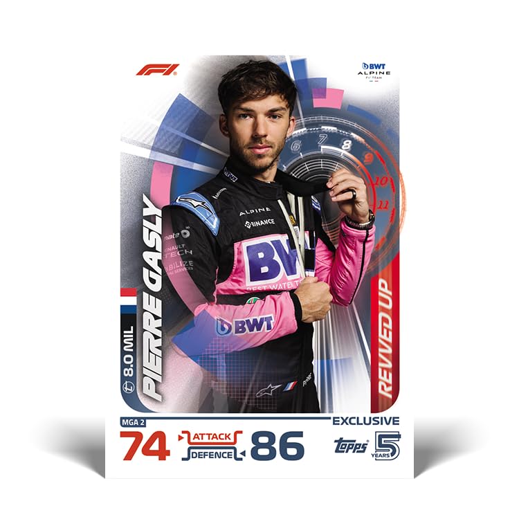 Topps Turbo Attax Formula 1 2024 - Mega Tin Contains 66 Cards Including 6 LEs and 4 Exclusive Cards! 5