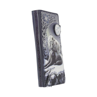 Lisa Parker Snow Kisses Wolf Embossed Purse 18.5cm 7