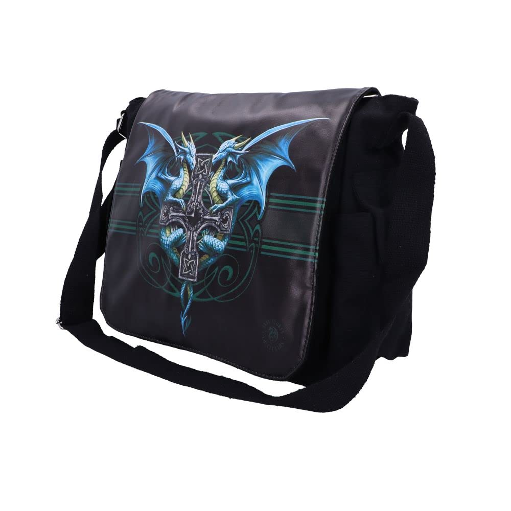 Gothic Fantasy Dragon Duo Messenger Bag by Anne Stokes 40cm 2