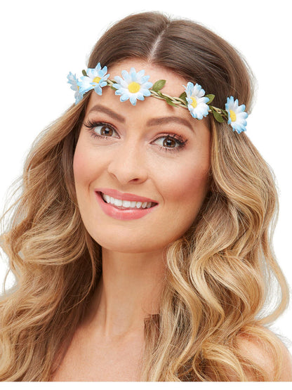 Hawaiian Hippie Daisy Chain Headband Assorted Colours Pack Of 3 3