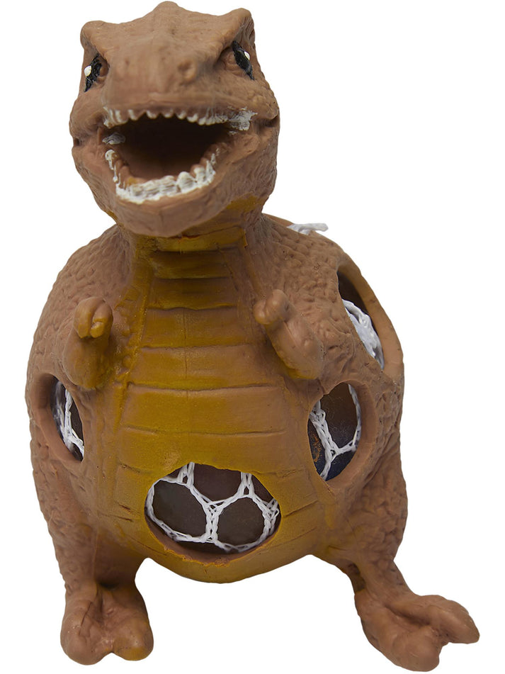 Novelty Squeeze Dinosaurs Child Assorted Colours and Designs 12pcs Approx 9cm 3