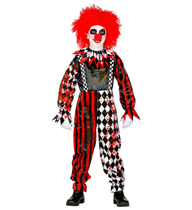 Horror Clown  Jumpsuit, Collar 
