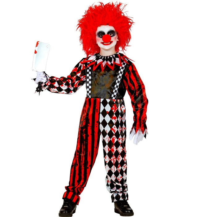 Horror Clown  Jumpsuit, Collar 
