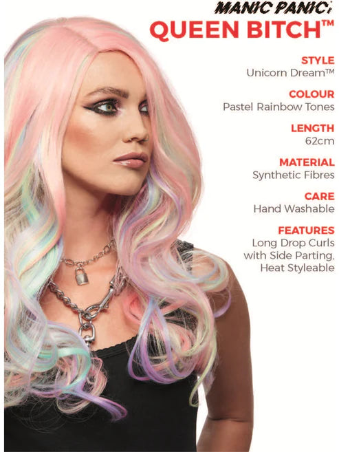 Manic Panic Unicorn Dream Queen Bitch Wig
