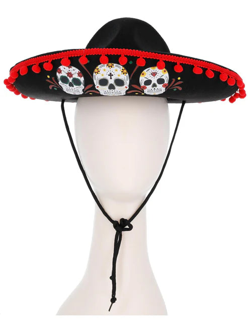 Day of the Dead Sombrero Childs Halloween Costume Hat 2