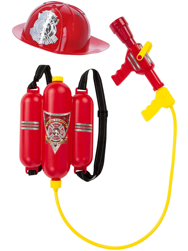 Firefighter Super Soaker Kit Kids Long Range Backpack and Hat 2