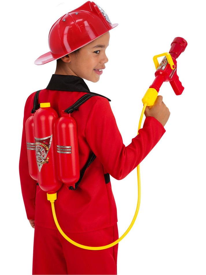 Firefighter Super Soaker Kit Kids Long Range Backpack and Hat 1