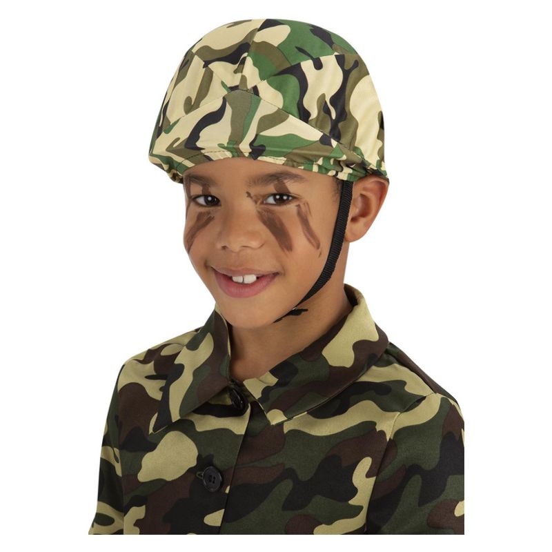 Kids Army Camo Helmet Child