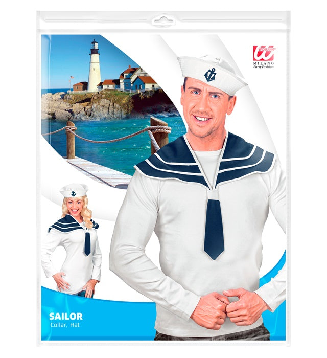 Sailor Dress-Up Set  Collar, Hat 