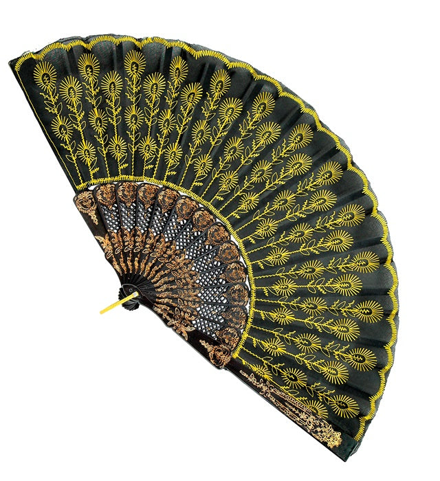 Gold Lace Fan