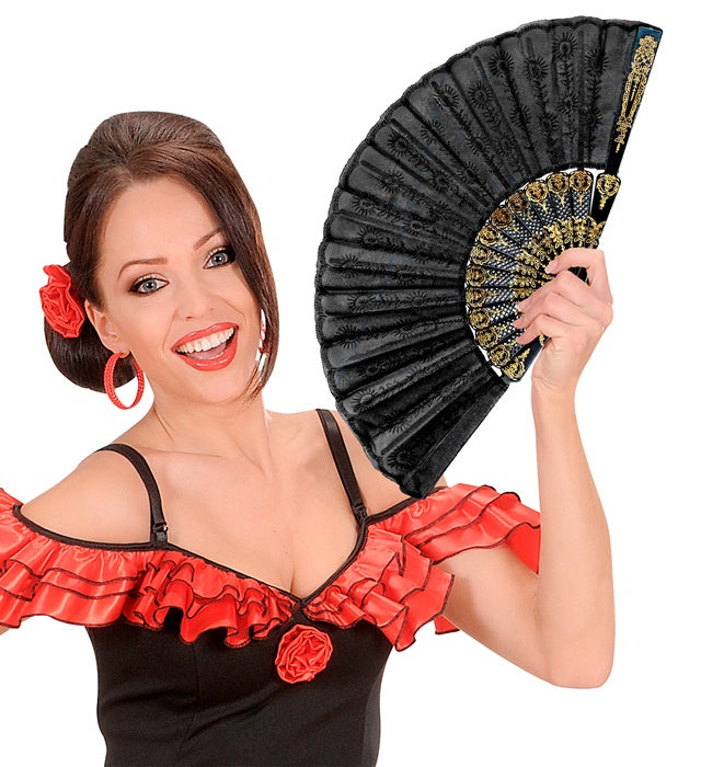 Black Lace Fan
