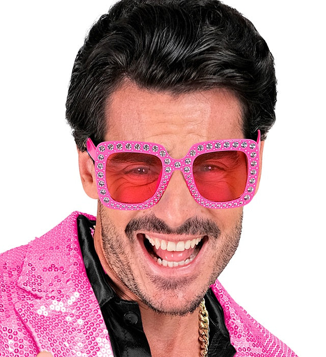 Glasses Strass Pink