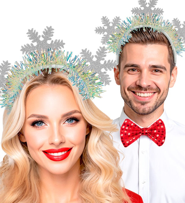 Headpiece Snowflakes Glitter