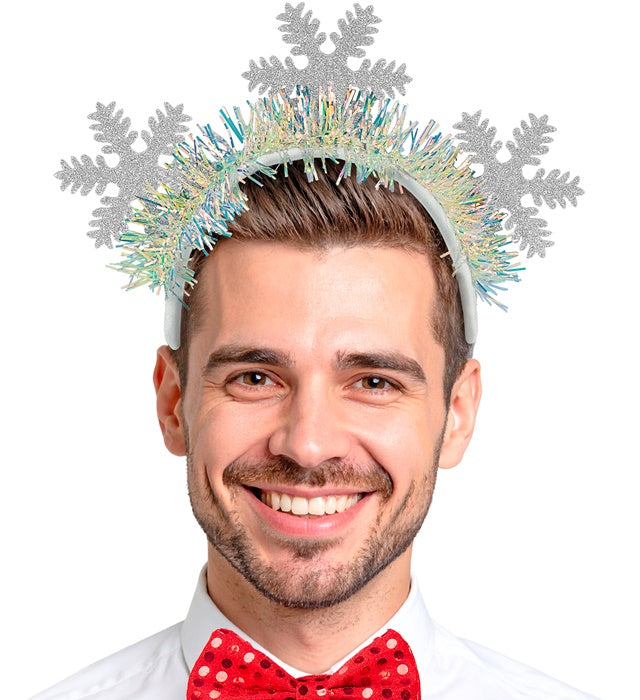 Headpiece Snowflakes Glitter