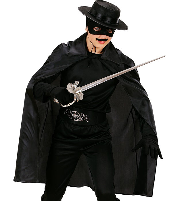 Child Size Black Cape 100 Cm