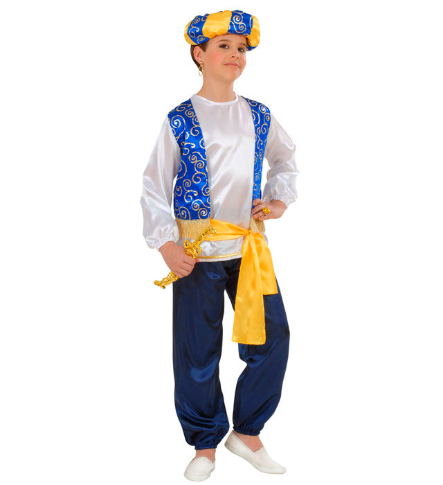 Arab Prince  Shirt, Vest, Pants, Belt, Turban 