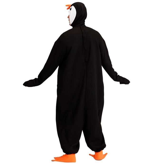 Penguin  Jumpsuit, Headpiece With Mask, Paws 
