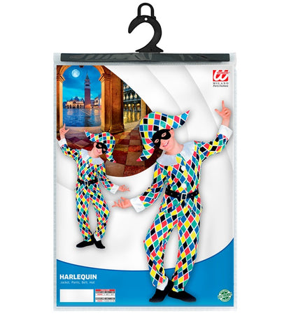 Harlequin  Jacket, Pants, Belt, Hat 