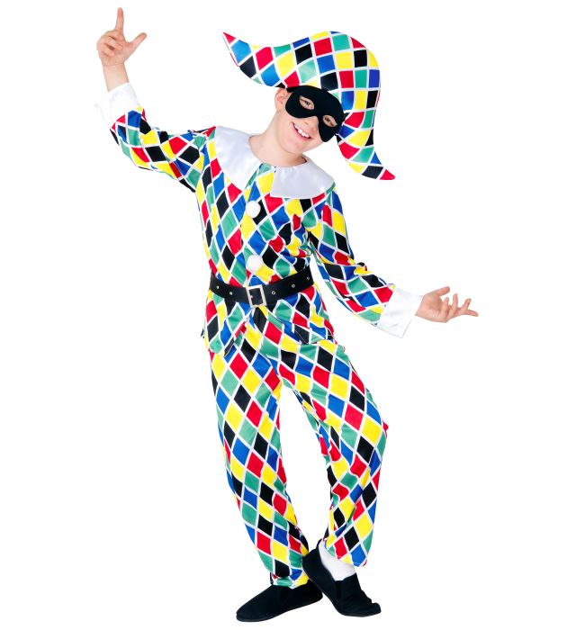 Harlequin  Jacket, Pants, Belt, Hat 