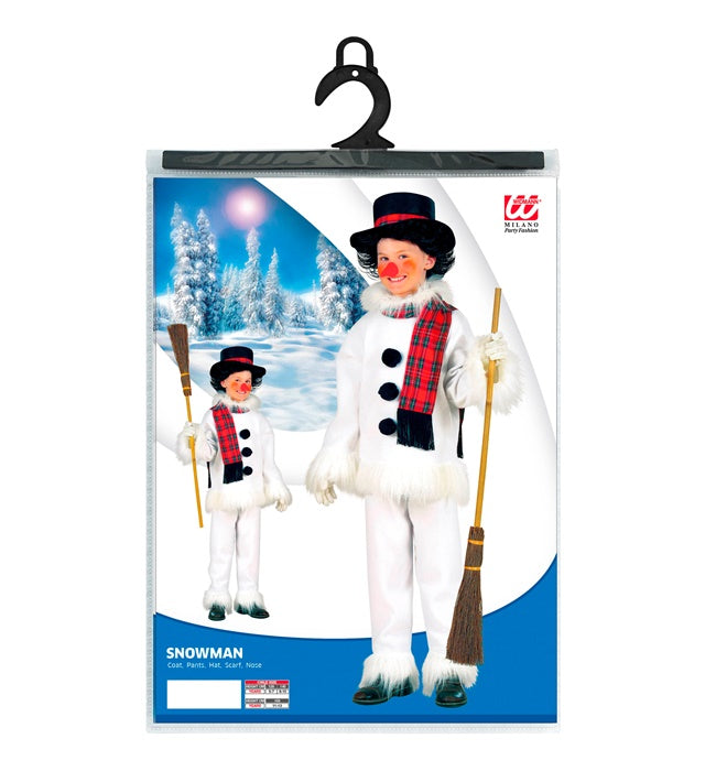 Snowman  Coat, Pants, Hat, Scarf, Nose 